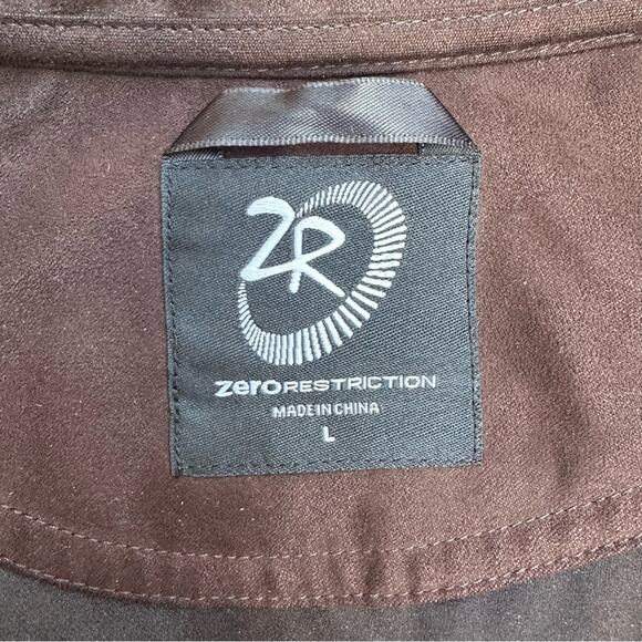 Zero Restriction MicroSuede Pullover Half Snap Golf Vest Wynn Las Vegas Logo L - Picture 6 of 10
